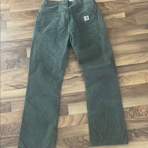 Carhartt Men's Green Work Pants